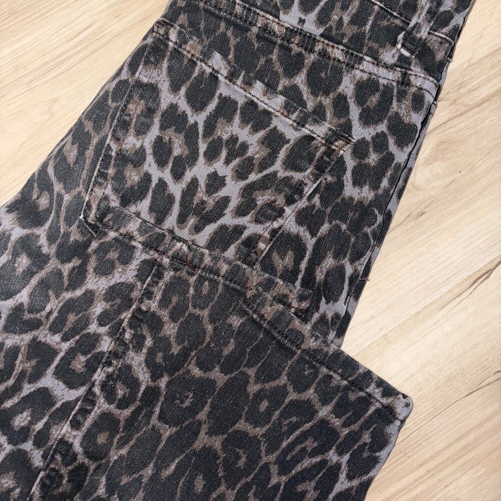Zara Leopard Print Jeggings Sz 6